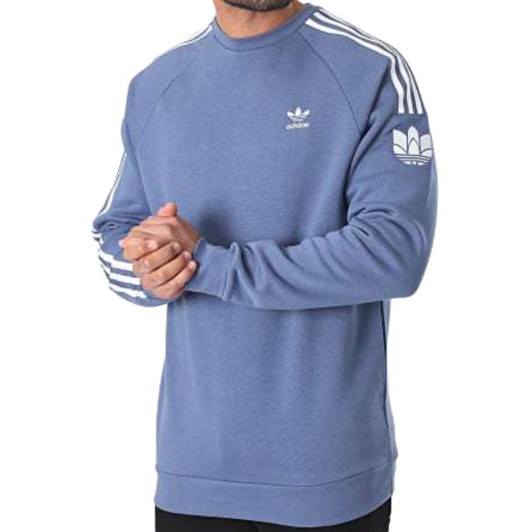 Details for adidas Crewneck Pullover Sweatshirt Biru Navy GN3556