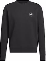 adidas Crewneck Sweatshirt Black Long Sleeve with Logo Design IU4523