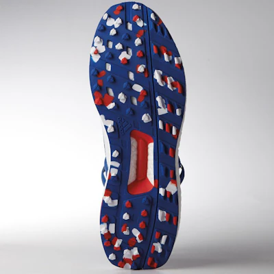 阿迪达斯 Crossknit Boost '红白蓝' 高尔夫鞋 DB1419 Lookbook 阿迪达斯 Crossknit Boost '红白蓝' 高尔夫鞋 DB1419