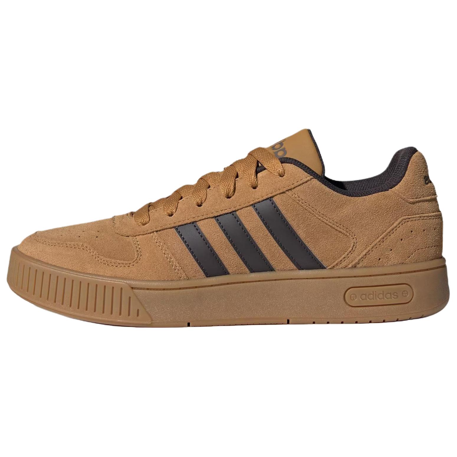 adidas D-Pad Classic Black Brown Low-Top Sneakers Basketball Style. KK1415