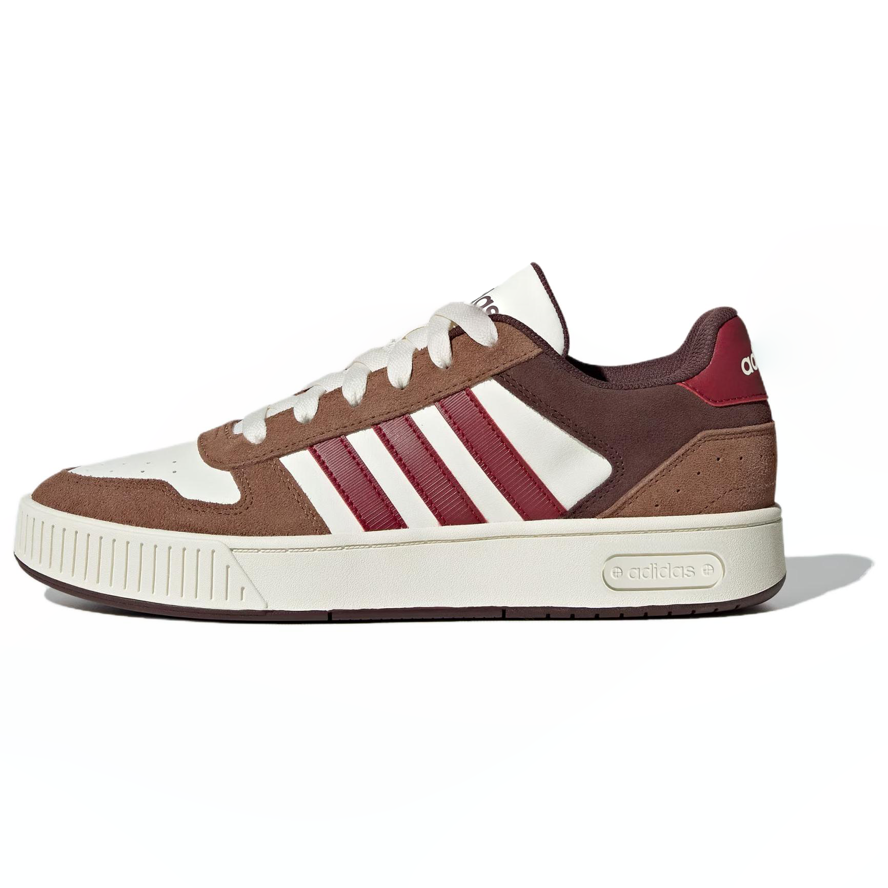 adidas D-PAD Classic Low-Top Sneakers White/Red/Brown JP8236 Shoes