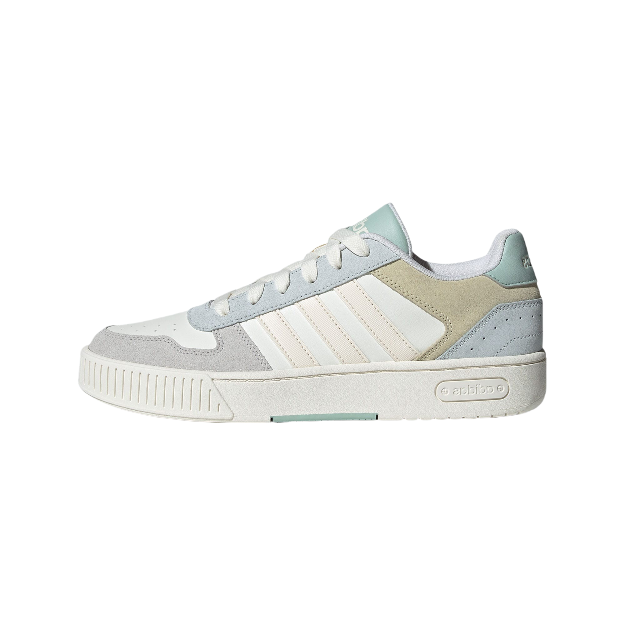 adidas D-Pad Classic White Basketball Sneakers Low Top Lightweight Breathable JI2549 White/Mystic White/Grey
