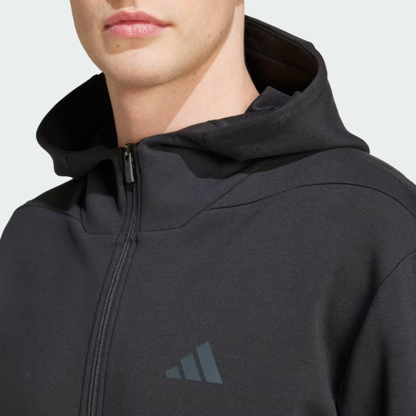 adidas D4T Black Training Sports Hooded Jacket IY1131 圖 7