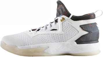 adidas D Lillard 2.0 Primeknit 'White Multi-Color' B49711 adidas D Lillard 2.0 Primeknit 'White Multi-Color' B49711