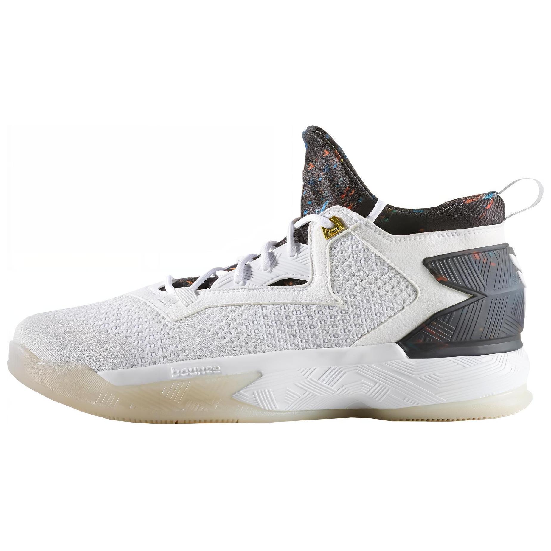 adidas D Lillard 2.0 Primeknit 'White Multi-Color' B49711