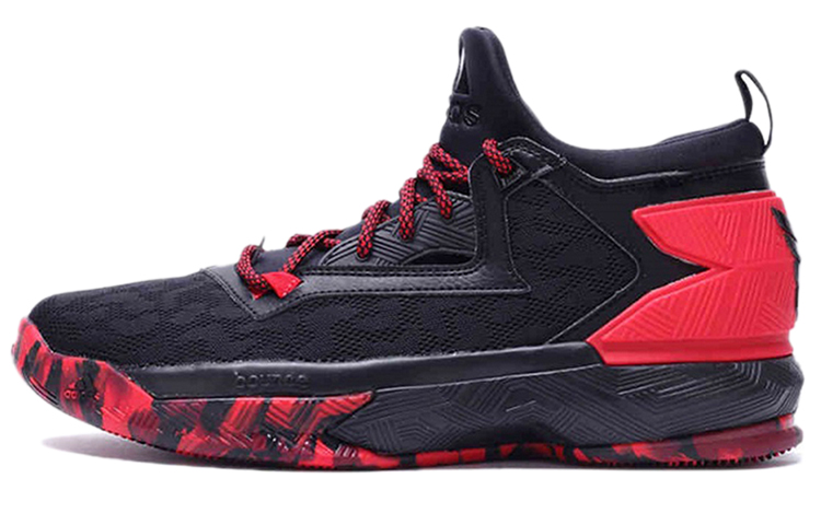 adidas D Lillard 2 'Black Light Scarlet Cardinal' B42387
