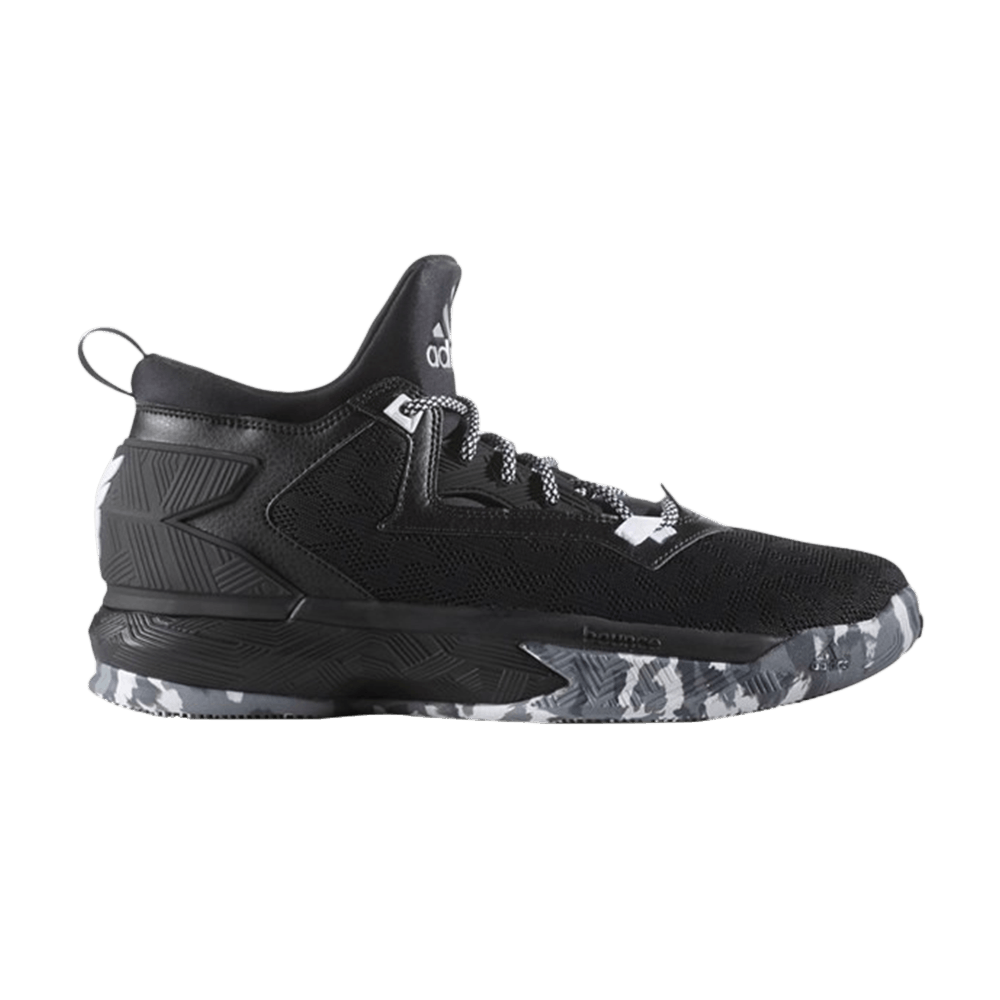 adidas D Lillard 2 'Black White Grey' B42383