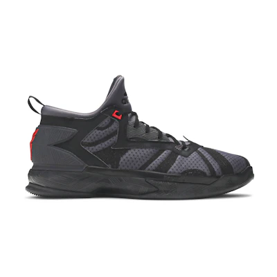 adidas D Lillard 2 'Core Black Vivid Red'