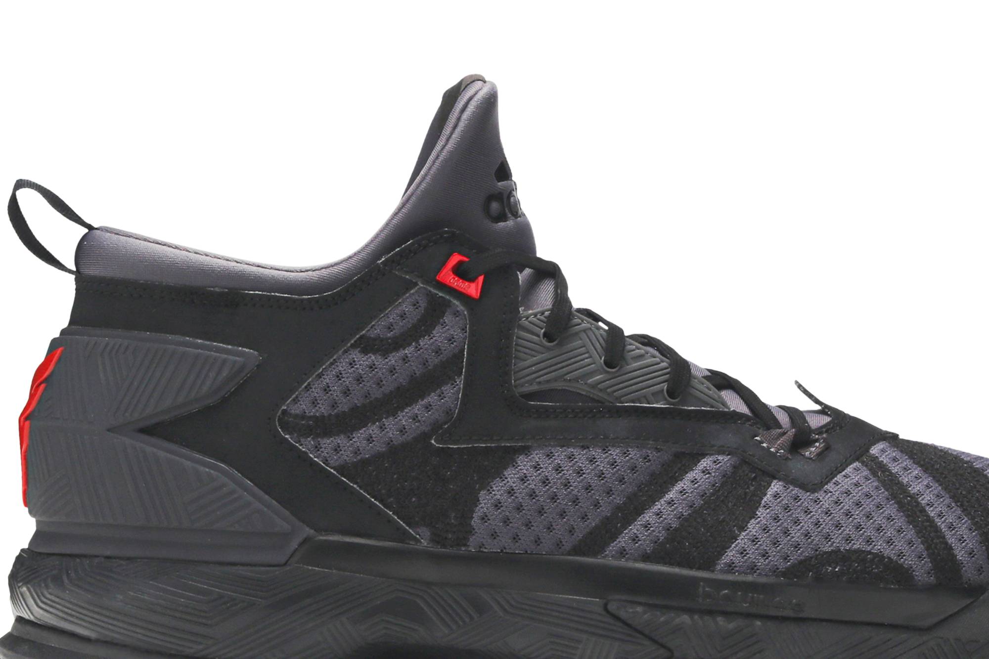 Order adidas D Lillard 2 'Hitam Teras Merah Menyala' B42355