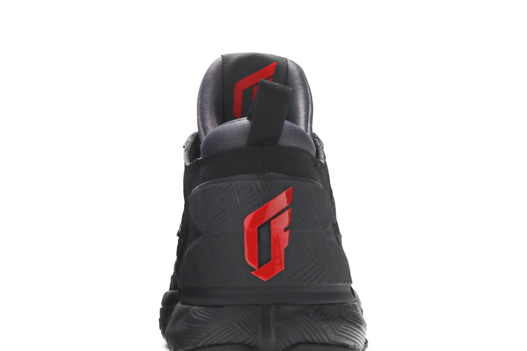 Sizing adidas D Lillard 2 'Hitam Teras Merah Menyala' B42355