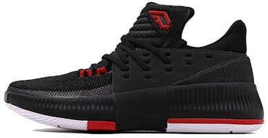 adidas D Lillard 3 'Black Scarlet' CG4186 adidas D Lillard 3 'Black Scarlet' CG4186