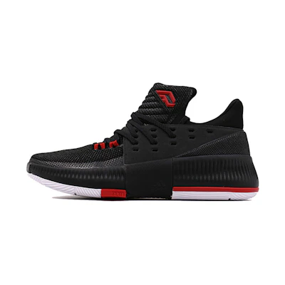 adidas D Lillard 3 'Black Scarlet'
