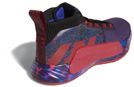 阿迪达斯 Dame 5 利拉德 篮球鞋 '黑色 酒红色 猩红色' EF8663 Shop 阿迪达斯 Dame 5 利拉德 篮球鞋 '黑色 酒红色 猩红色' EF8663