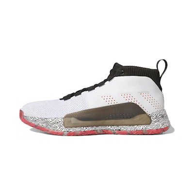 adidas D lillard 5 'White Black Red'