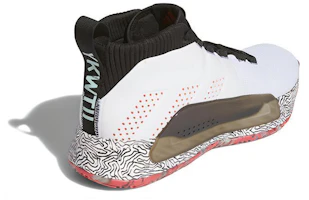 Lookbook adidas D Lillard 5 ''Blanc Noir Rouge'' EE4053