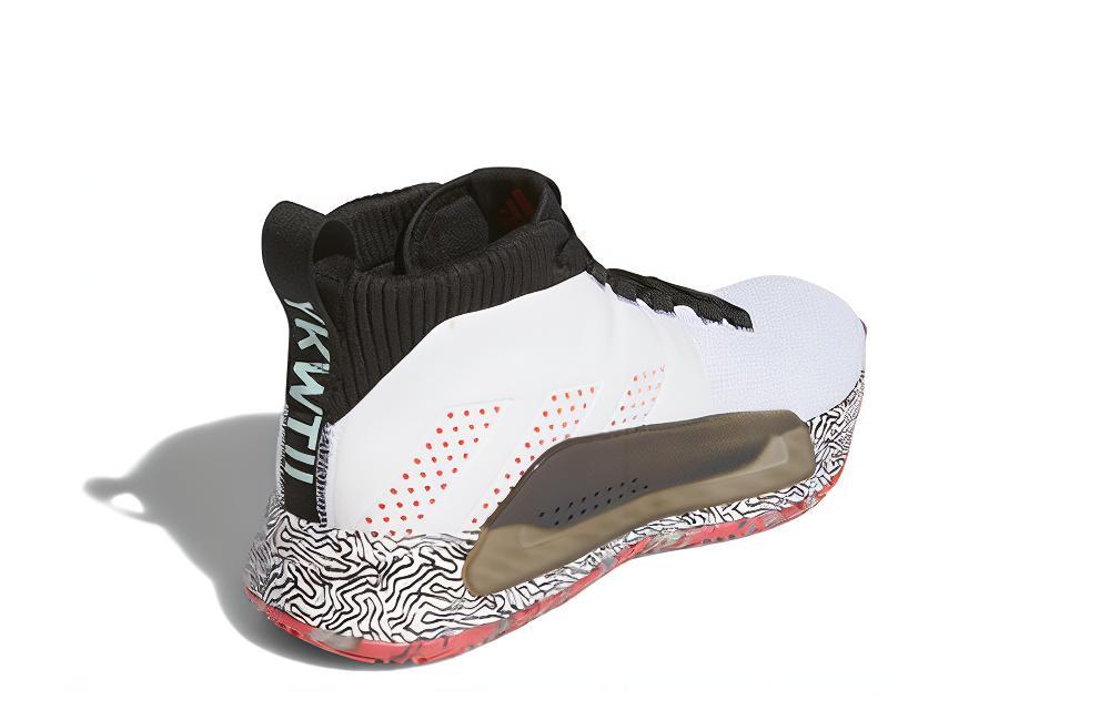 Lookbook adidas D Lillard 5 'Putih Hitam Merah' EE4053