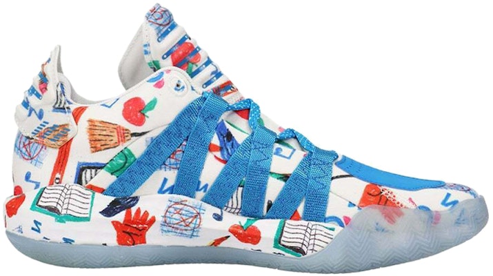 adidas D lillard 6 'White Blue Red' FX4484 Order adidas D lillard 6 'White Blue Red' FX4484