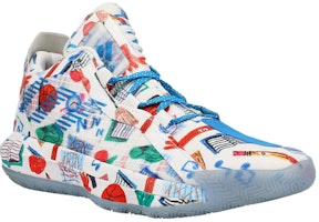 Lookbook 阿迪达斯 D Lillard 6 '白蓝红' 篮球鞋 FX4484