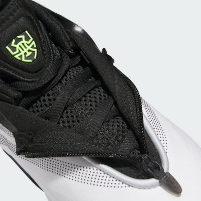 Adidas D.O.N. Issue 7 Kasut Putih/Hitam/Kuning Lemon JS1301 1