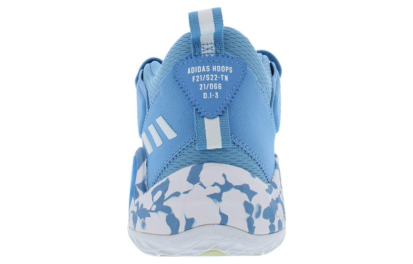 Shop adidas D.O.N. Issue #3 圓頭 減震耐磨 低幫 籃球鞋 男款 天藍色