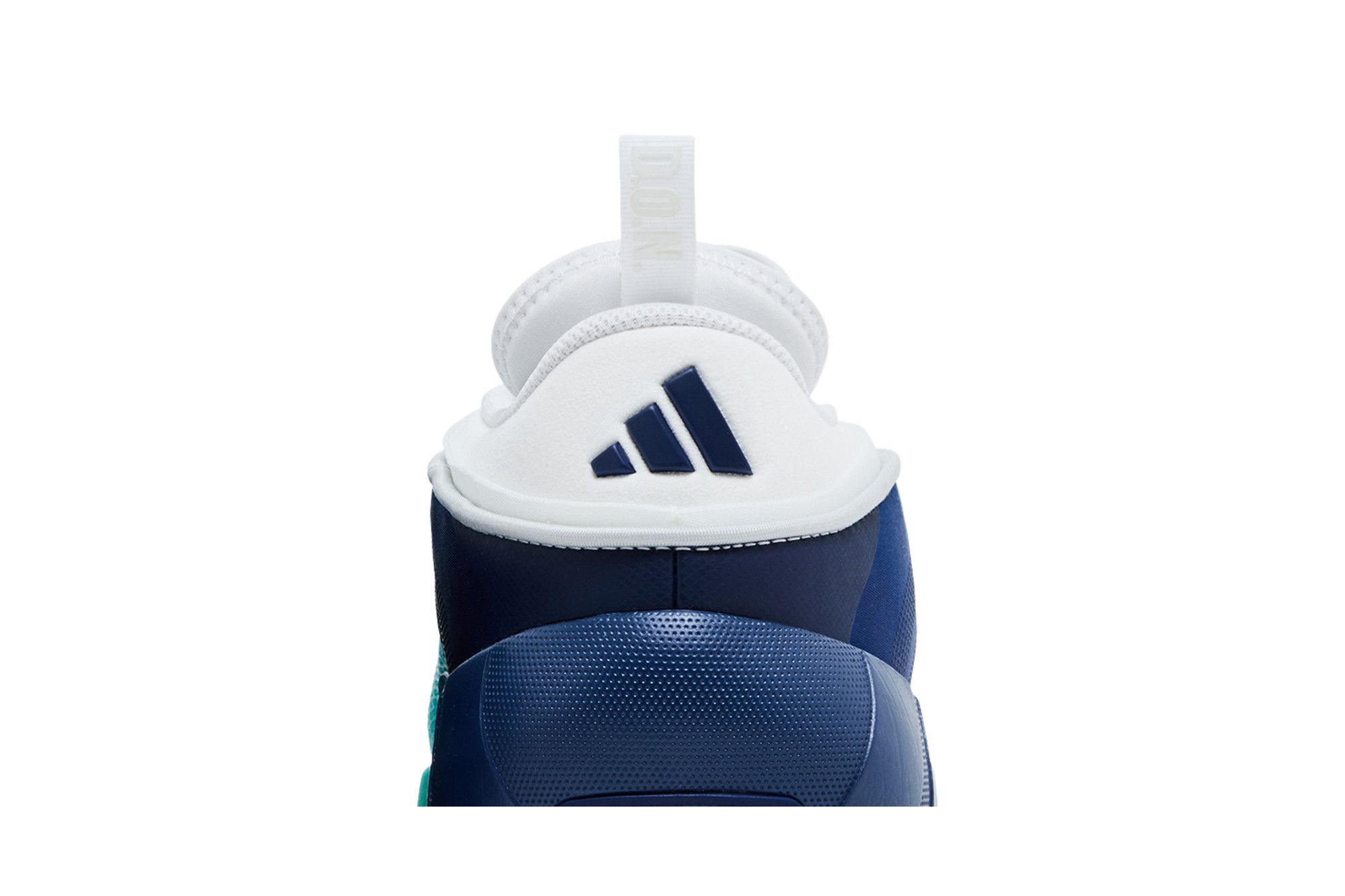 Sizing adidas D.O.N. Issue #7 Pulse Biru Teal Murni JR9502