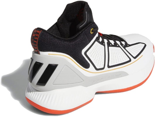 adidas D Rose 10 減震防滑耐磨 中筒 籃球鞋 男款 紅白 Shop adidas D Rose 10 減震防滑耐磨 中筒 籃球鞋 男款 紅白
