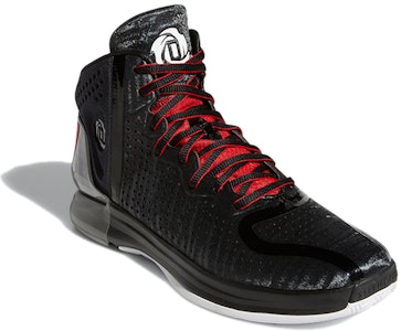 아디다스 D 로즈 4 레트로 '블랙 스칼렛' FX4066 Lookbook 아디다스 D 로즈 4 레트로 '블랙 스칼렛' FX4066