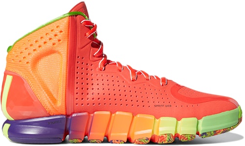 아디다스 D 로즈 4 레스토모드 '솔라 레드 레인보우' FX5014 FX5014 Order 아디다스 D 로즈 4 레스토모드 '솔라 레드 레인보우' FX5014 FX5014