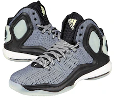 Lookbook adidas D Rose 5 Boost 防滑耐磨 高筒 真實比賽籃球鞋 男款 煙灰色