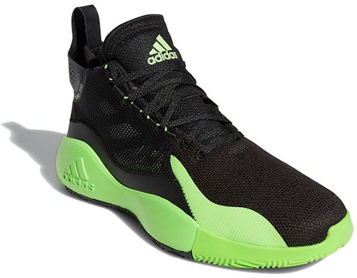 adidas D Rose 773 2020 'Negro Team Solar Verde' FZ1268 Lookbook adidas D Rose 773 2020 'Negro Team Solar Verde' FZ1268