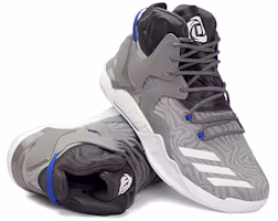 Shop adidas D Rose 7 碳灰 实心灰 罗斯7 耐磨减震 中帮 籃球鞋 男款 灰色