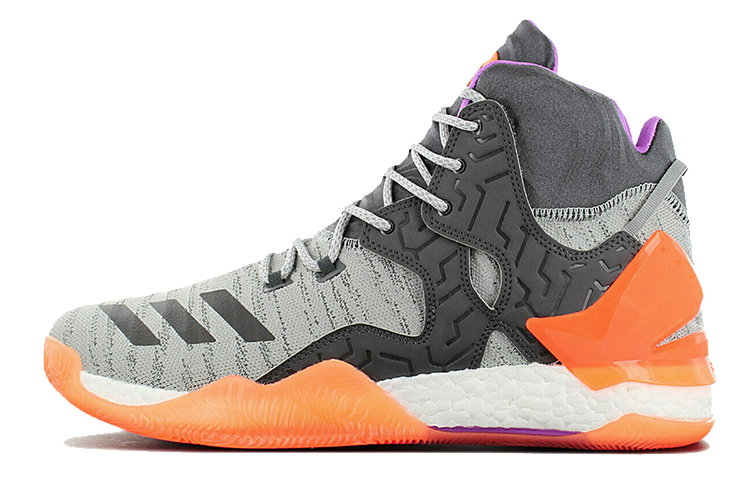 adidas D Rose 7 Primeknit 'Grey Orange' BB8193
