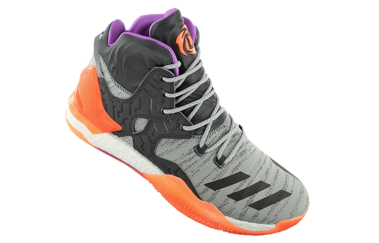 adidas D Rose 7 Primeknit 'Grey Orange' 圖 3