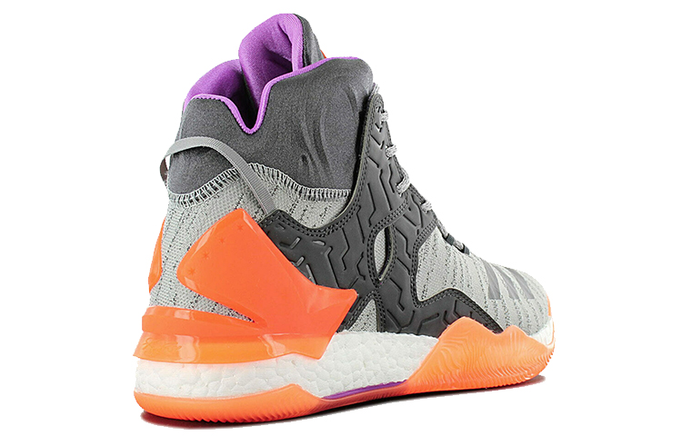 adidas D Rose 7 Primeknit 'Grey Orange' 圖 4