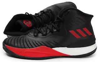 Lookbook adidas D Rose 8 防滑耐磨 中幫 籃球鞋 男女同款 黑紅