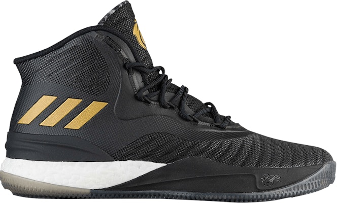 Adidas d rose black top and white