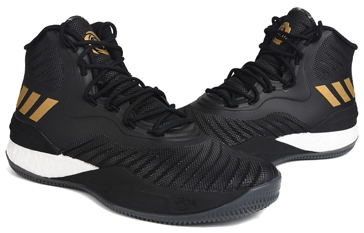 adidas D Rose 8 'Black Gold White' 圖 5
