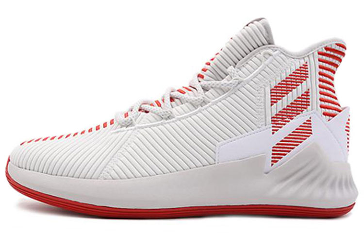 adidas D Rose 9 9 Shock Absorption Non-Slip White Red AQ0038