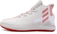 adidas D Rose 9 Penyerapan Kejut Anti-Licin Putih Merah AQ0038