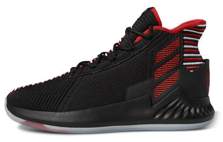 adidas Derrick Rose 9 GEEK UP 'Black White Red' EE6846