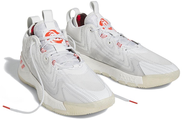 adidas D Rose Son Of Chi 2 'Crystal White Bright Red' HQ1010 Lookbook adidas D Rose Son Of Chi 2 'Crystal White Bright Red' HQ1010