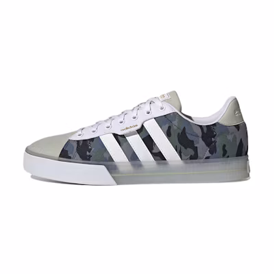 adidas Daily 3.0 'White Halo Green Camo'