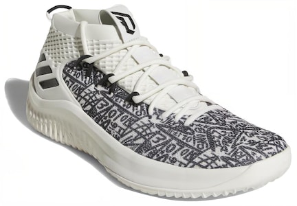 adidas D Lillard 4 防滑耐磨輕便 低筒 籃球鞋 男女同款 白黑 Lookbook adidas D Lillard 4 防滑耐磨輕便 低筒 籃球鞋 男女同款 白黑