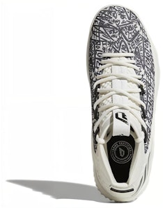 adidas D Lillard 4 防滑耐磨輕便 低筒 籃球鞋 男女同款 白黑 Shop adidas D Lillard 4 防滑耐磨輕便 低筒 籃球鞋 男女同款 白黑