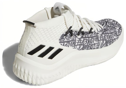 adidas D Lillard 4 防滑耐磨輕便 低筒 籃球鞋 男女同款 白黑 Purchase adidas D Lillard 4 防滑耐磨輕便 低筒 籃球鞋 男女同款 白黑