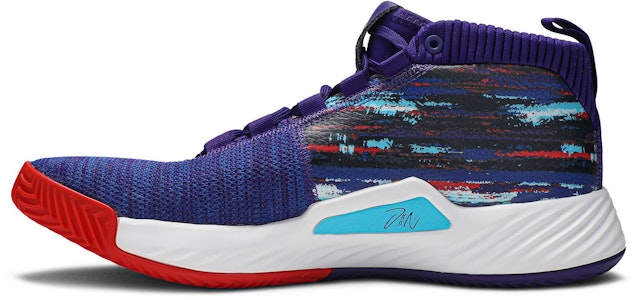 阿迪达斯 Dame 5 ‘大学紫’篮球鞋 EF0500 Lookbook 阿迪达斯 Dame 5 ‘大学紫’篮球鞋 EF0500