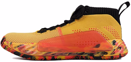 adidas Dame 5 Retro Yellow Orange EE4055 adidas Dame 5 Retro Yellow Orange EE4055