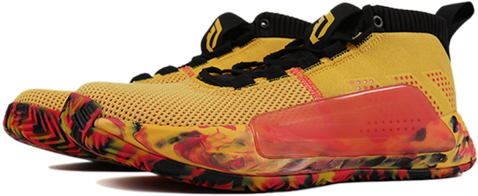 adidas Dame 5 復古籃球鞋 黃橙色 Lookbook adidas Dame 5 復古籃球鞋 黃橙色