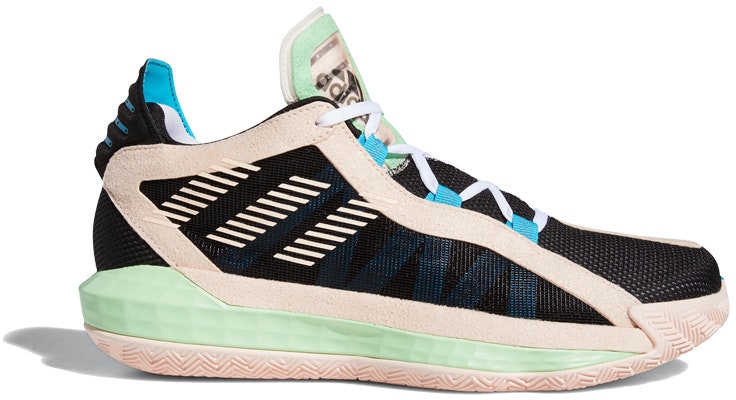 adidas Dame 6 'Negro Rosa Tintado' FY0875 Order adidas Dame 6 'Negro Rosa Tintado' FY0875