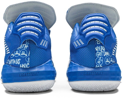 adidas D lillard 6 喊叫者應對 低筒 實戰籃球鞋 男女同款 藍 Details for adidas D lillard 6 喊叫者應對 低筒 實戰籃球鞋 男女同款 藍